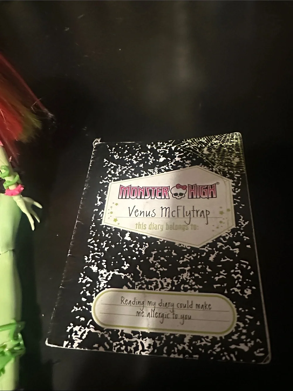 Monster High G1 Venus McFlytrap Doll with book